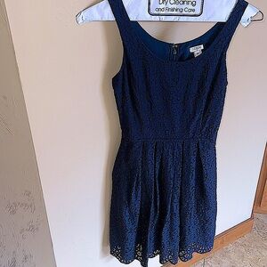 J. Crew Lace Overlay Dress